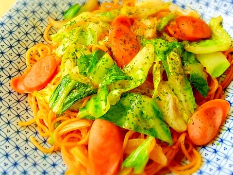 捨てない！使える野菜をつかって～焼きそば編